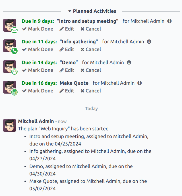 โอกาสในการแชท CRM กับโปรแกรมแคมเปญที่เปิดตัวแล้วเธรดช่องแชทเกี่ยวกับโอกาสทางการขายของ CRM พร้อมแผนกิจกรรมที่เปิดตัวแล้ว