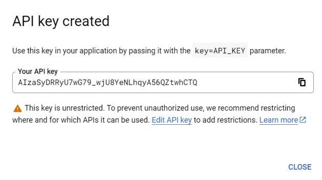 แสดงหน้าต่างป๊อปอัพที่สร้างขึ้นโดยปุ่ม API