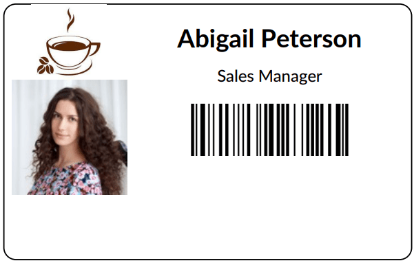 ป้ายสำหรับพนักงานที่สร้างขึ้นจากแอพพนักงาน