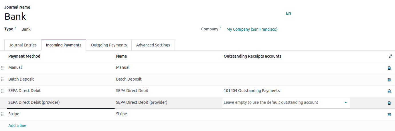 กำหนดบัญชีที่ยังปิดสำหรับผู้ให้บริการการชำระเงิน