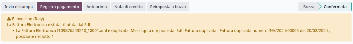 สถานะการปฏิเสธ EDI