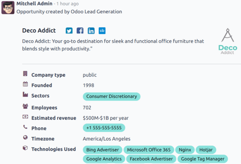 นำไปสู่การแชทสำหรับลูกค้าที่มีศักยภาพที่สร้างขึ้นใหม่