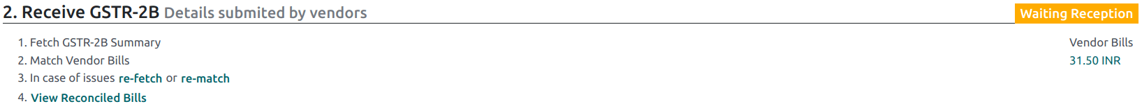 GSTR-2B กำลังรอการต้อนรับ