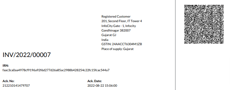 IRN และ QR Code