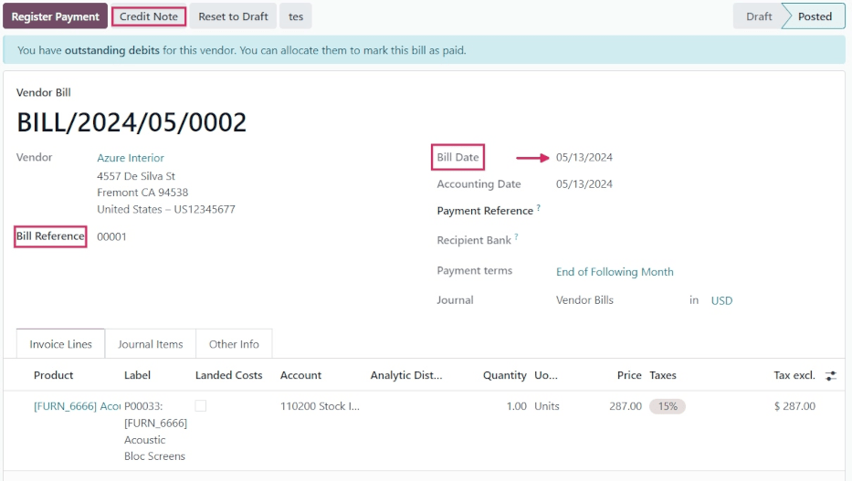 แบบฟอร์มการเรียกเก็บเงินผู้ขายสำหรับนโยบายการควบคุมปริมาณที่สั่งซื้อ