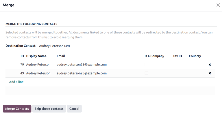 ผสานป๊อปอัพในแอปพลิเคชันที่ติดต่อ