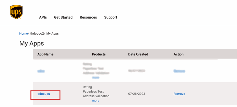 แสดงแอพที่สร้างขึ้นใหม่ใน \ส่วน.