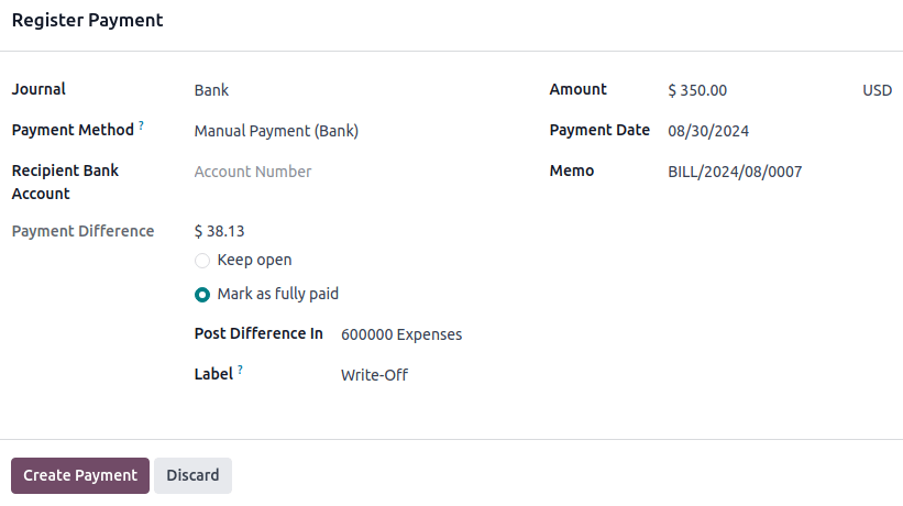 ส่วนการลงทะเบียนจ่ายเงิน
