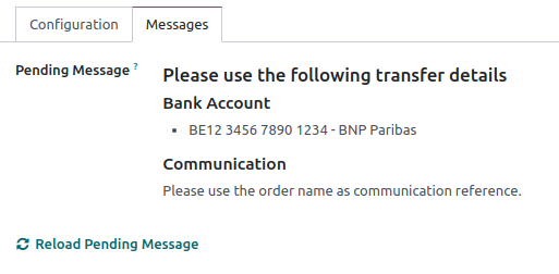 กำหนดรายละเอียดการชำระเงิน