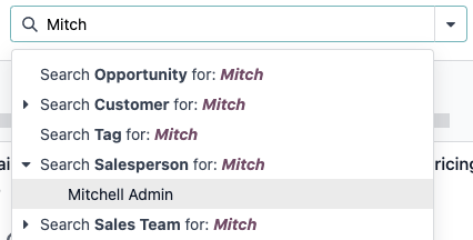 ค้นหาค่าเฉพาะในรายงานการวิเคราะห์การขาย