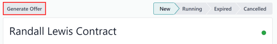 ส่งสัญญาให้พนักงานผ่านปุ่มใดปุ่มหนึ่ง
