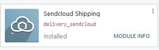 โมดูลการจัดส่ง SendCloud ในโมดูล Odoo Apps