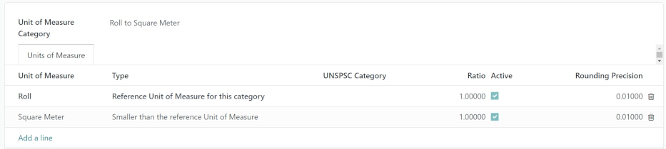 สร้างหน่วยอ้างอิงใหม่ของการวัดในการซื้อ Odoo