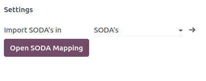配置 SODA 日记账。